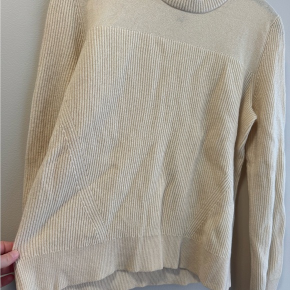 Rag & Bone Cream Cashmere Sweater - Picture 3 of 4